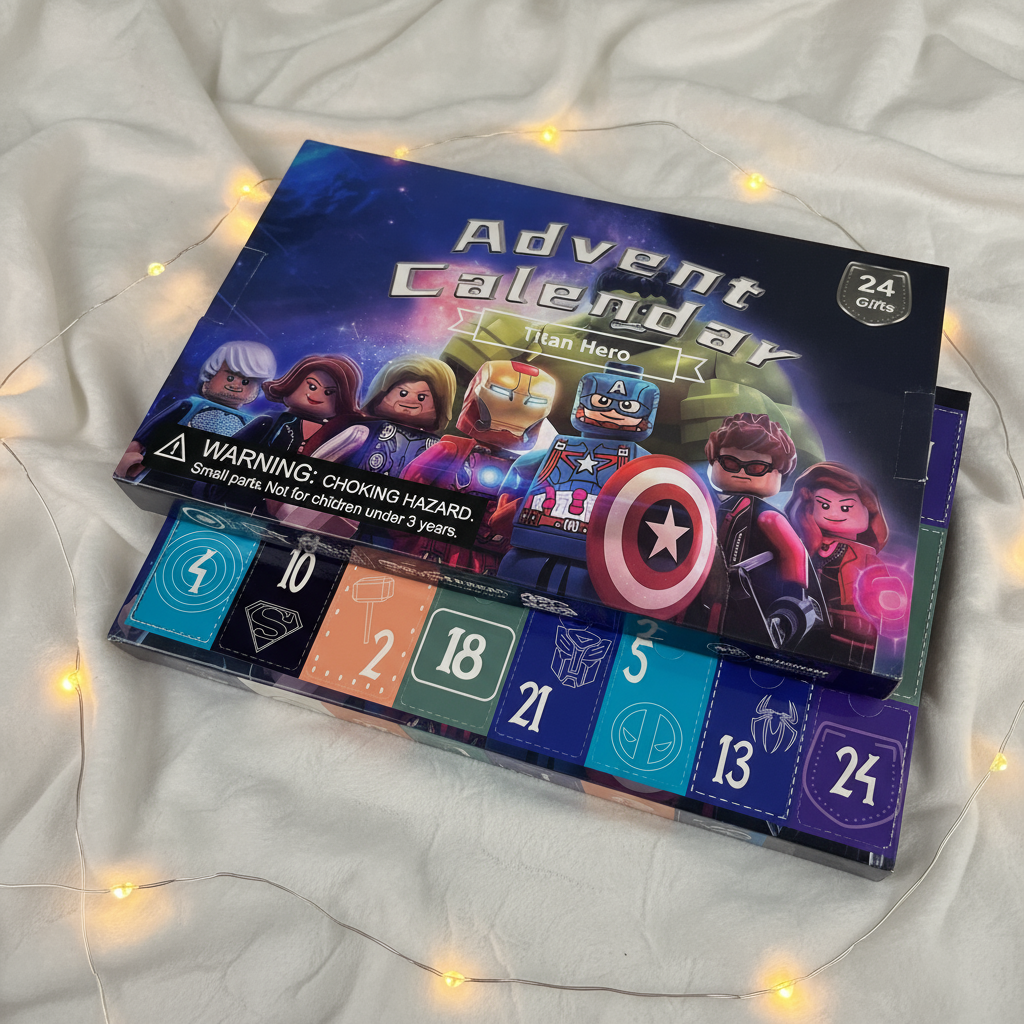 BrickHeroes™ Advent Calendar - Cinematic Holiday Product Photo